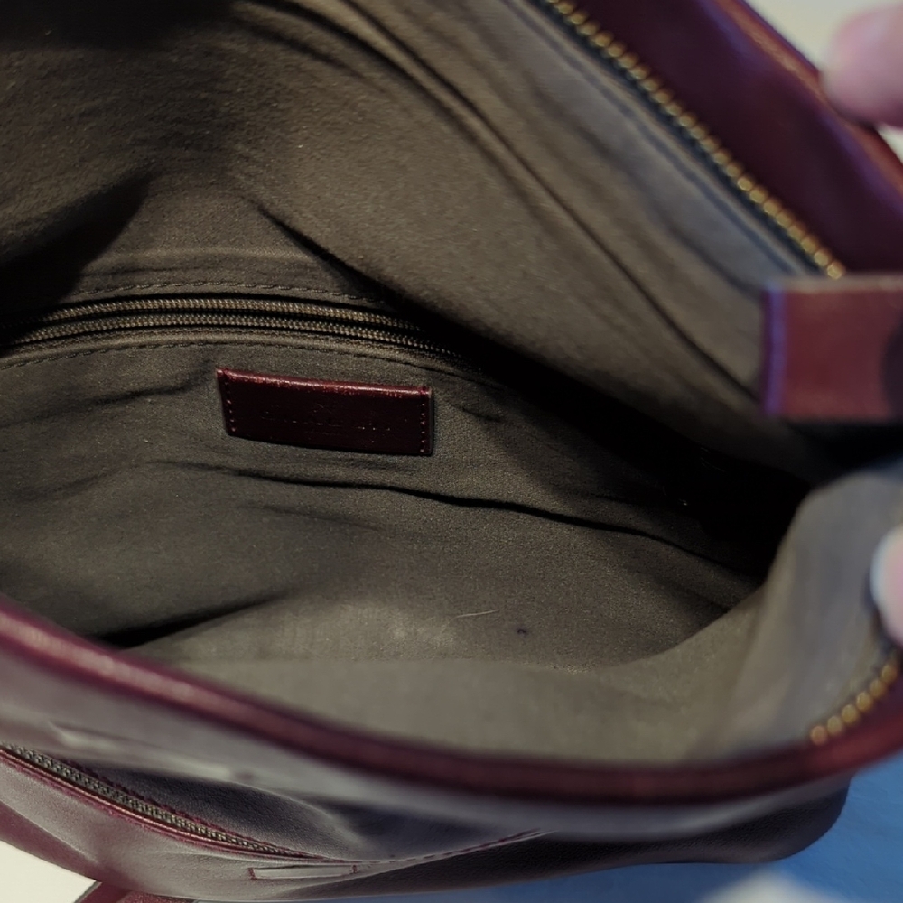 Skagen Burgundy Fold-Over Crossbody Bag - Picture 6 of 16